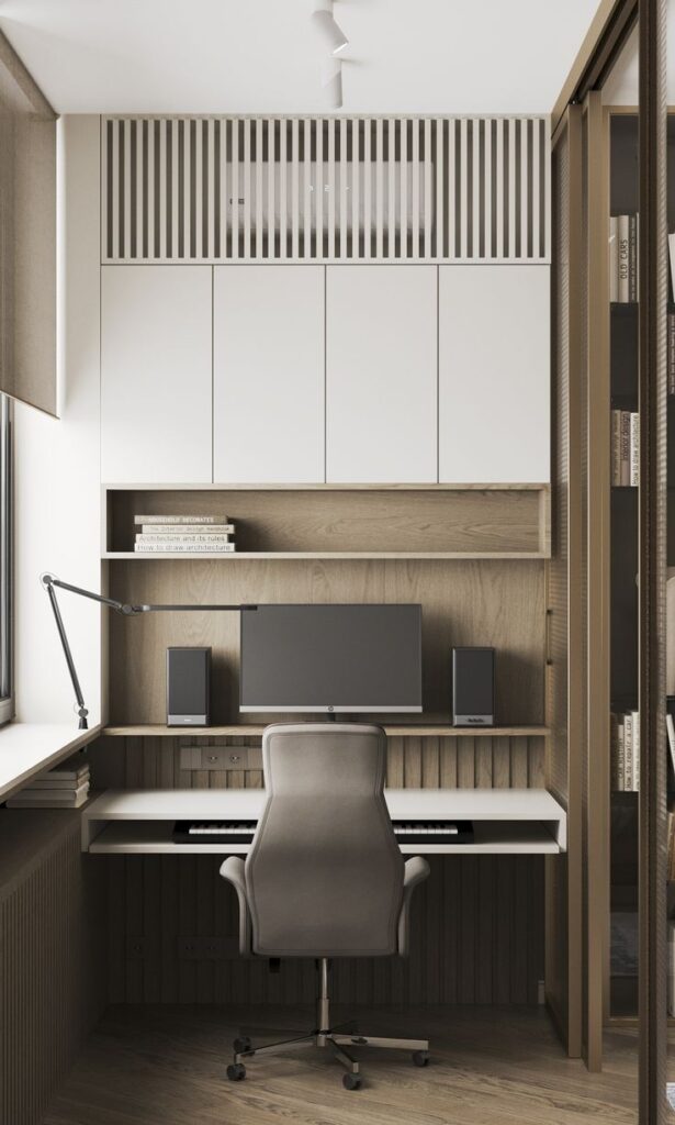 Спальня, рабочая зона